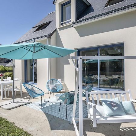 Maison Vue Mer Dans Le Golfe Du Morbihan Baden Esterno foto