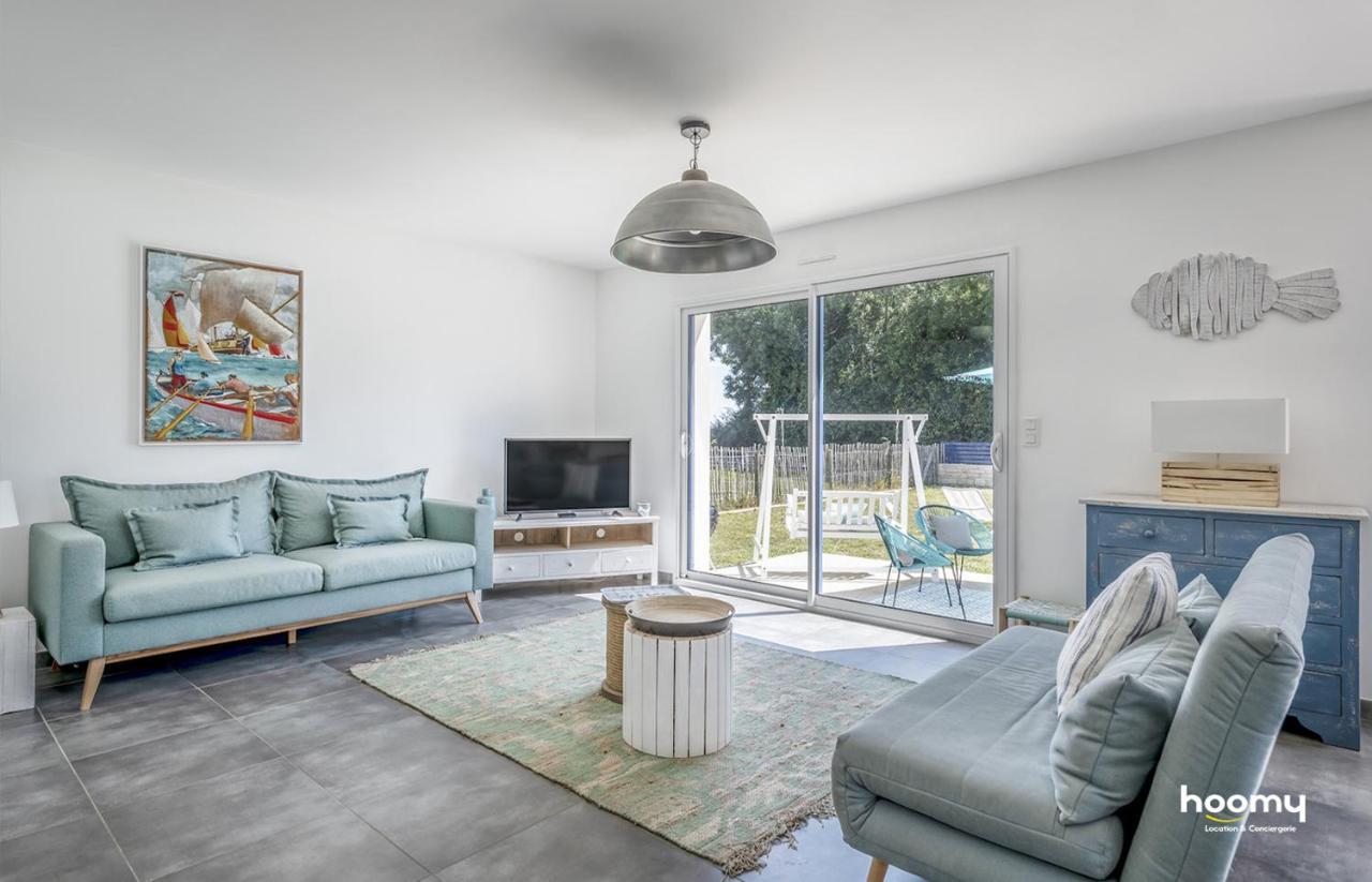 Maison Vue Mer Dans Le Golfe Du Morbihan Baden Esterno foto
