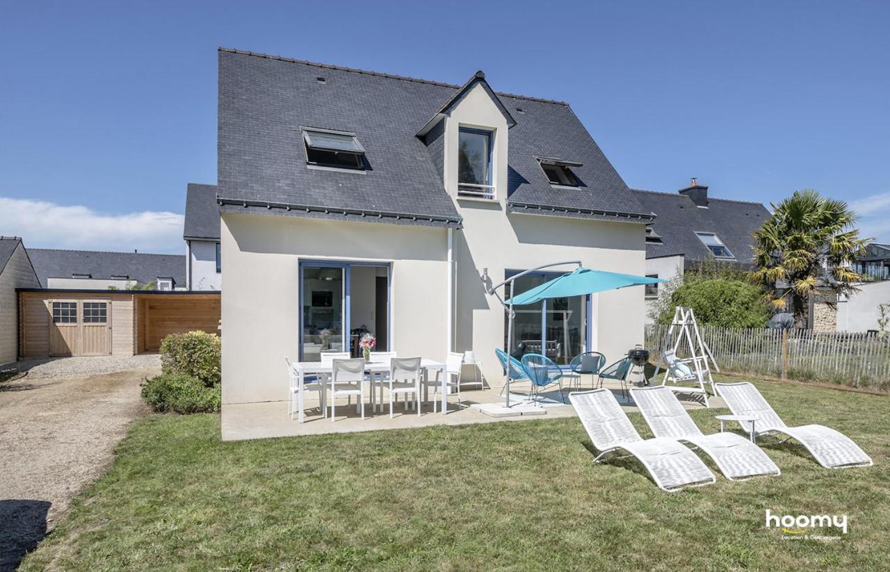 Maison Vue Mer Dans Le Golfe Du Morbihan Baden Esterno foto