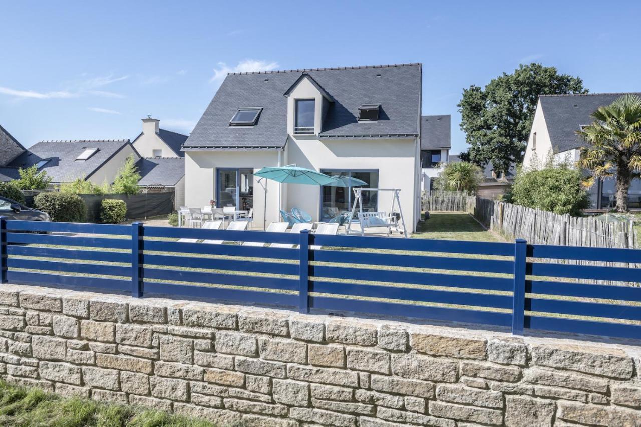 Maison Vue Mer Dans Le Golfe Du Morbihan Baden Esterno foto