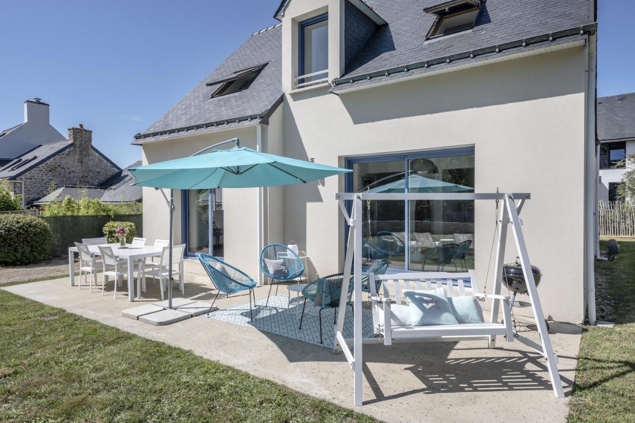 Maison Vue Mer Dans Le Golfe Du Morbihan Baden Esterno foto