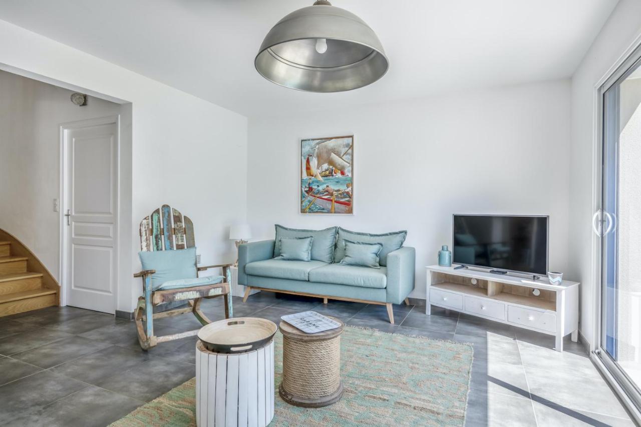 Maison Vue Mer Dans Le Golfe Du Morbihan Baden Esterno foto