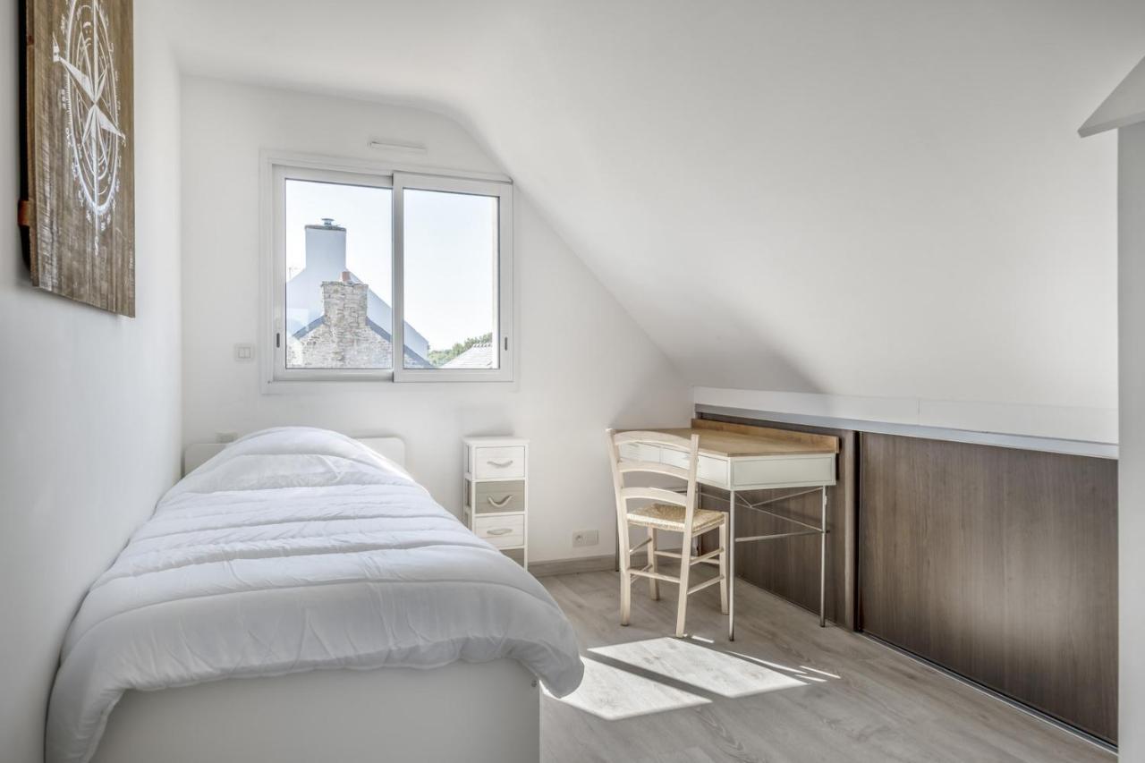 Maison Vue Mer Dans Le Golfe Du Morbihan Baden Esterno foto