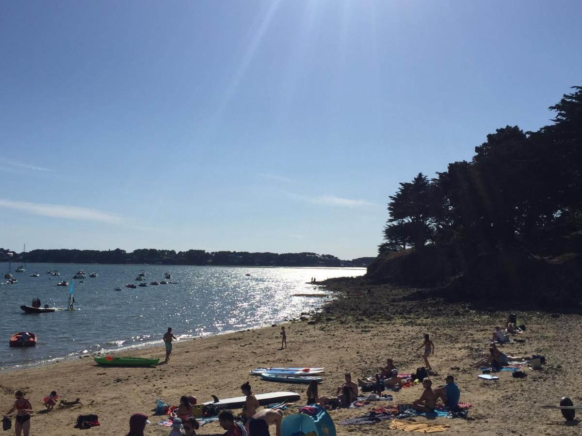Maison Vue Mer Dans Le Golfe Du Morbihan Baden Esterno foto