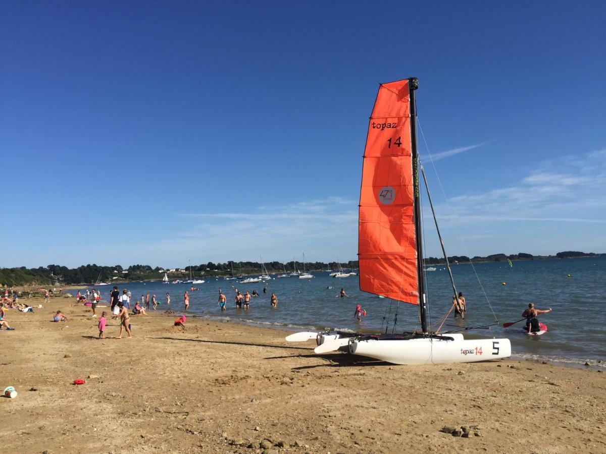 Maison Vue Mer Dans Le Golfe Du Morbihan Baden Esterno foto
