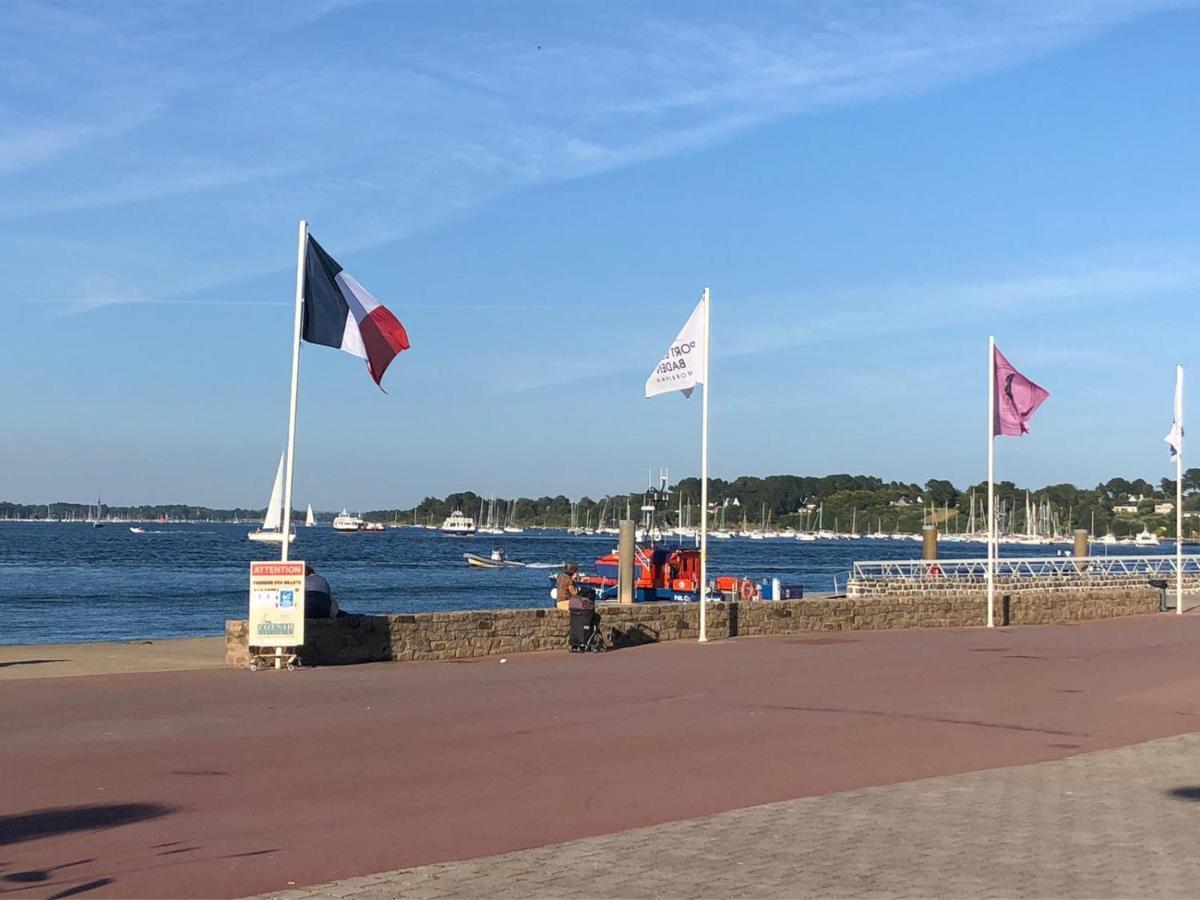 Maison Vue Mer Dans Le Golfe Du Morbihan Baden Esterno foto